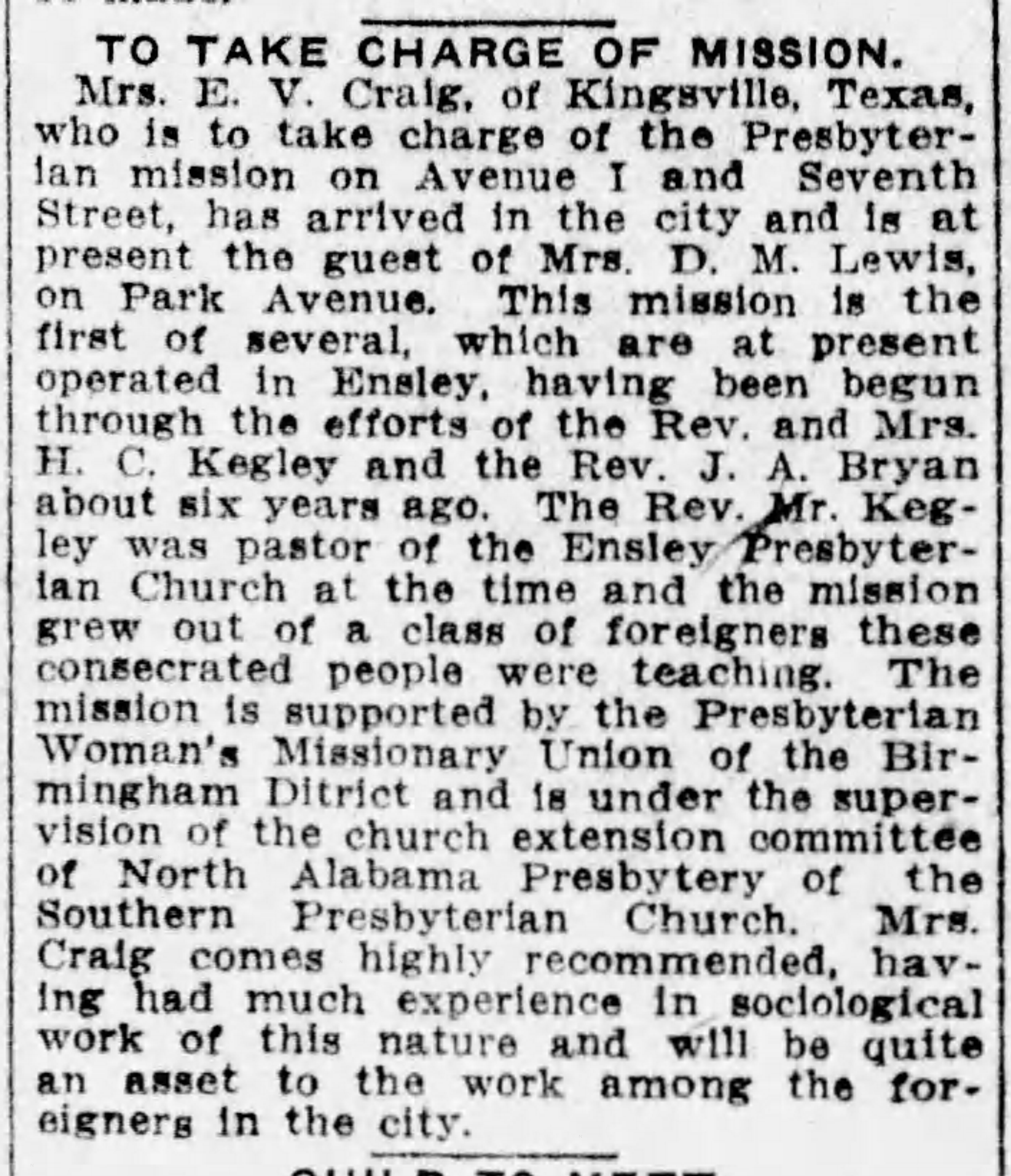 To Take Charge of Mission